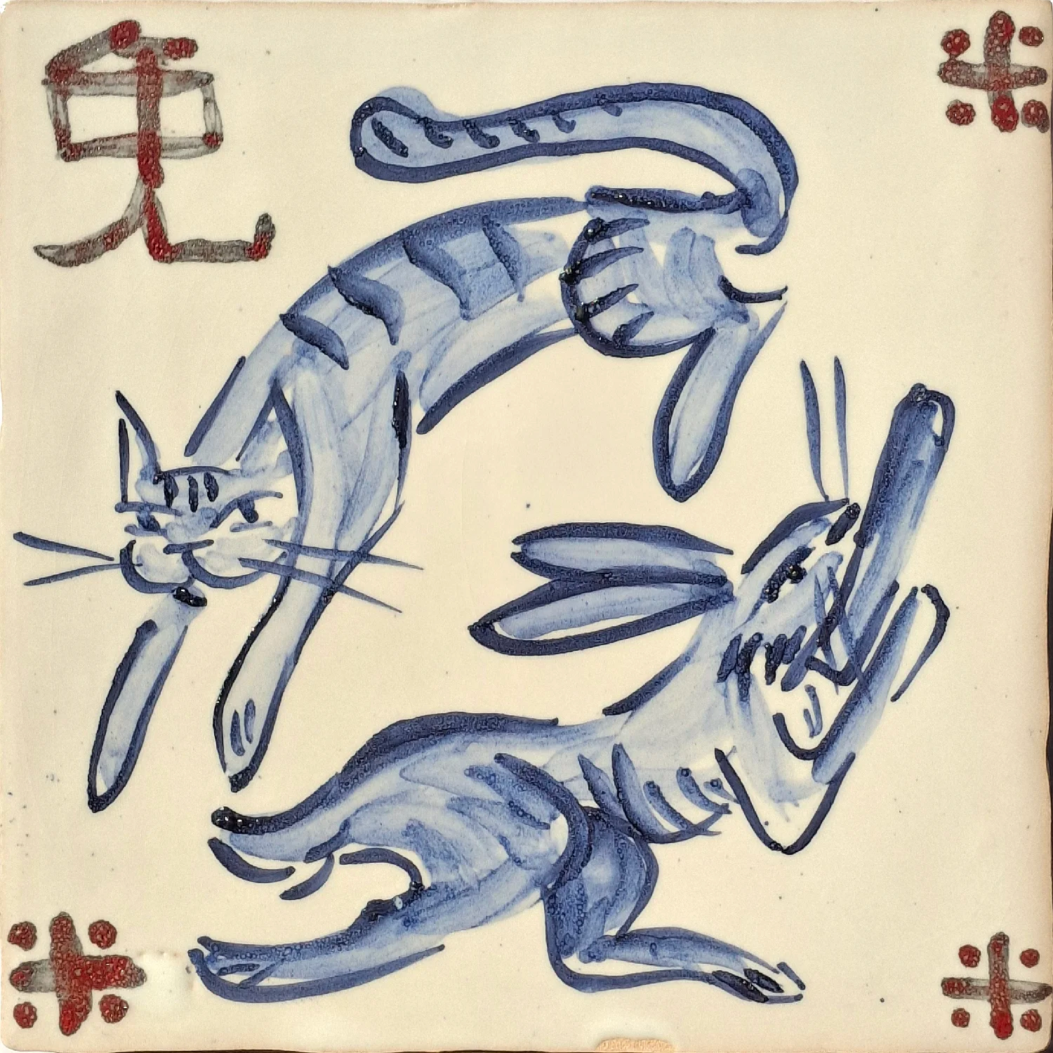 Chinese zodiac - cat and rabbit