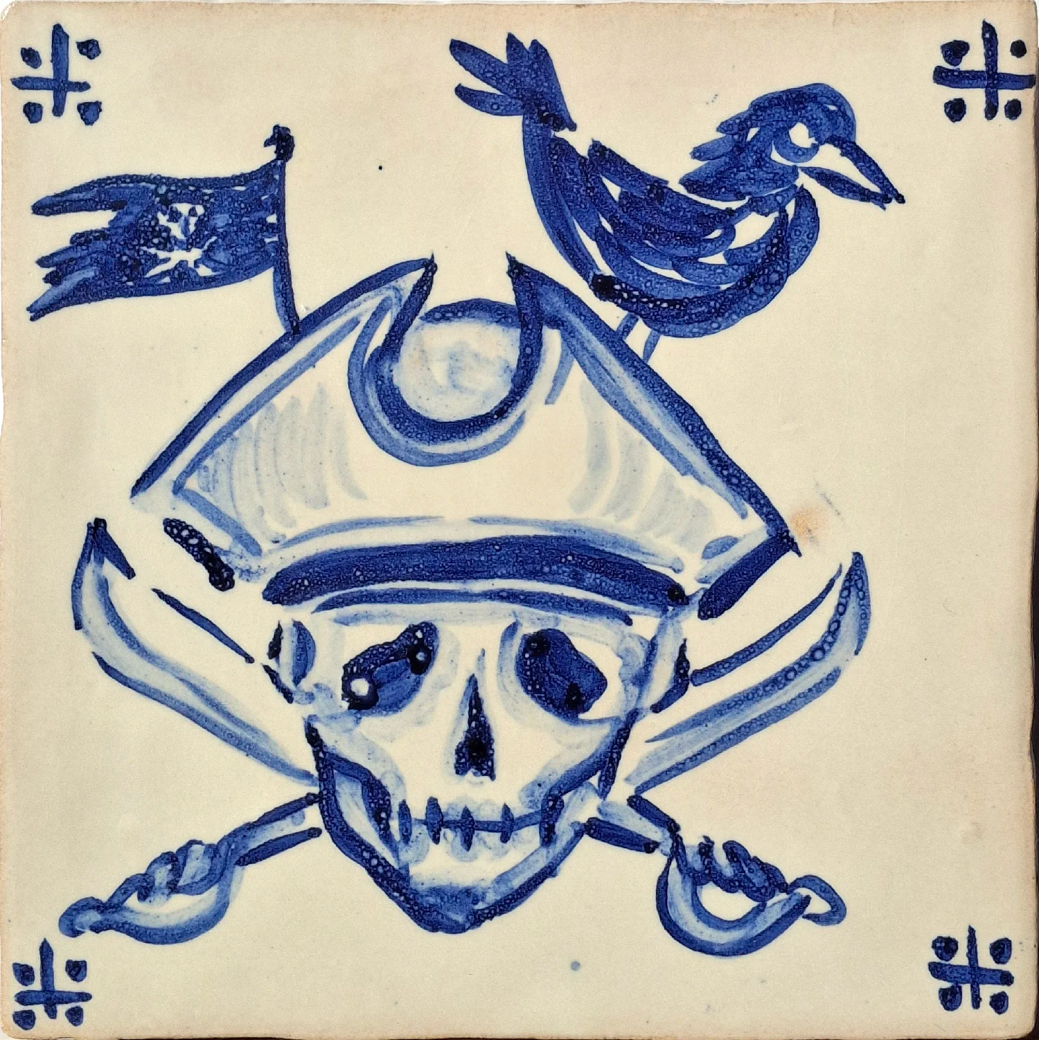 Skull and bird